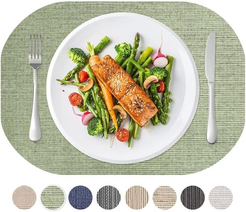 Andie home oval placemats - oval,