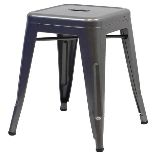 Tolix style low stool gloss - tolix,