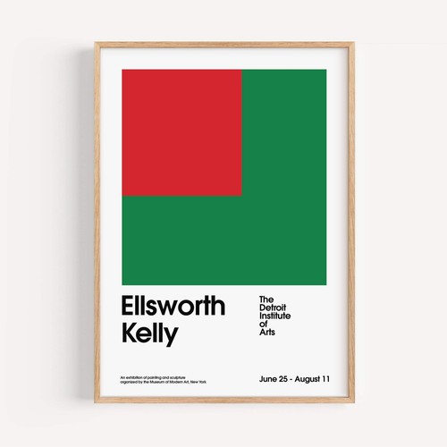 Ellsworth kelly green - kelly, red