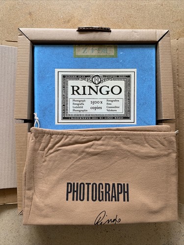 Ringo starr photograph signed - starr,
