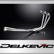 Yamaha XS750 XS850 1976-82 Polished Stainless Exhaust 3-1 Reverse Cone Silencer