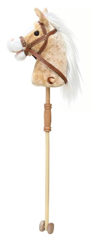 Hobby horse with galloping and - horse,