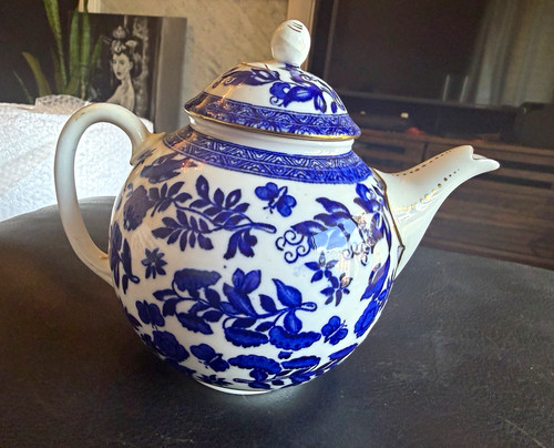 Antique coalport blue white - antique, &