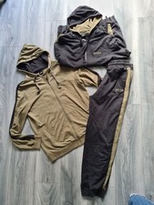 Men's Hugo Boss 3 Piece Tracksuit Size S/M Black Khaki