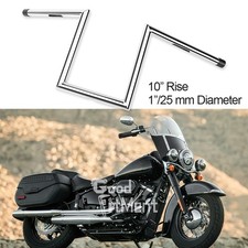 10" Rise 25mm Chrome Handlebar