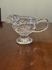 Cut Glass Footed Gravy/sauce