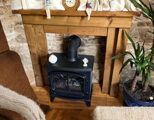 Rustic solid beam - rustic, fire