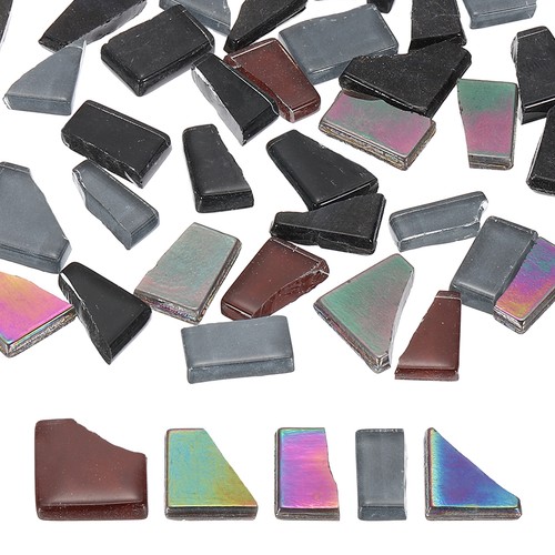 Irregular glass mosaic tiles - mosaic,