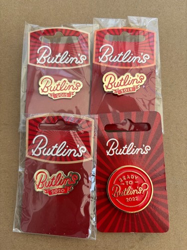 Butlins year badges - butlins,