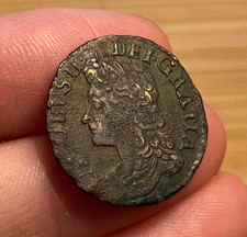 Ireland James II Gunmoney 1689 January Sixpence some porosity (ref #UK3)