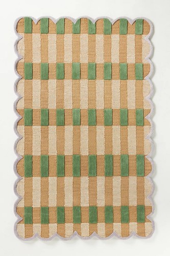 Vintage wool plaid green - wool,