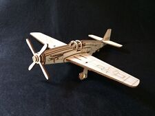 Laser Cut Wooden WW2 Mustang