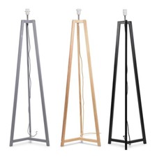 Wooden Tripod Floor Lamp Base