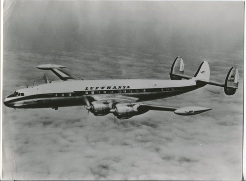 Lufthansa super constellation - super,