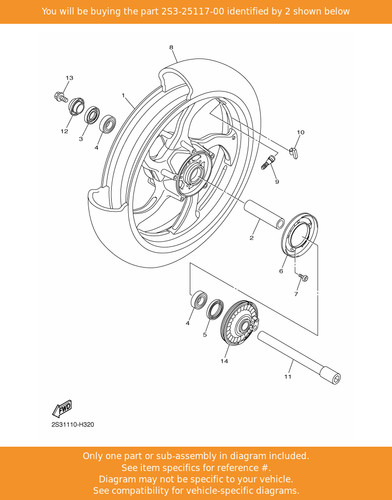 Yamaha spacer bearing - yamaha,