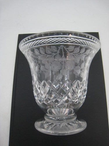 Cut glass crystal urn shaped - crystal,