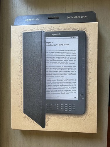 Amazon kindle leather cover - dx,
