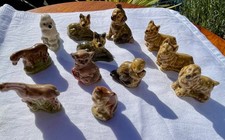 Wade whimsies joblot, x12- Alsations, Poodle, Corgies,Cat, Shire horse, Donkey