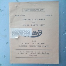 Lister Diesel Engines A.C