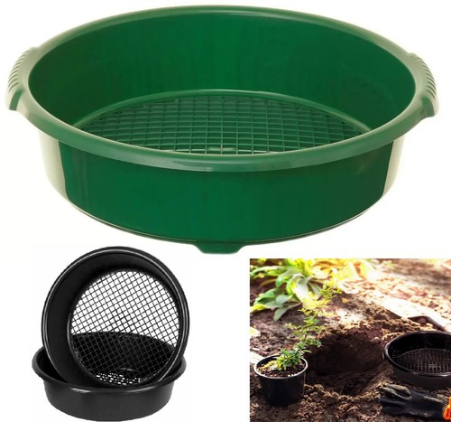 Set plastic dirt sifter - of,