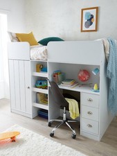 Atlanta High Sleeper Bed White
