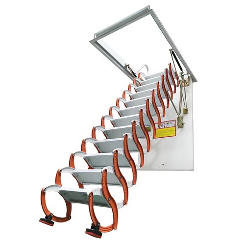 8ft ceiling attic - ceiling, ladder