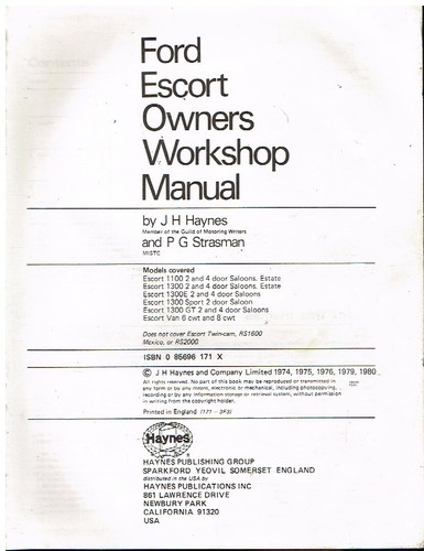 Ford escort mk1 - ford,