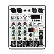 ARMX-4 DJ Audio Mixer 4CH USB