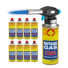 Blow Torch Butane Gas Auto Chef Creme Brulee Cooking Soldering Welding Camping