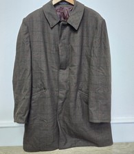 Vintage Tweedsman Macintosh Made In England Long Jacket Retro 