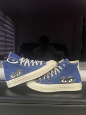 Converse Comme des Garcons Play Chuck 70 High Blue Quartz uk 8