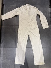 White jump suit cotton canvas - white,