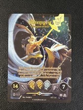 FST-124 Voltempest - Champion of Zeus - Firestorm Box Topper - Elestrals TCG