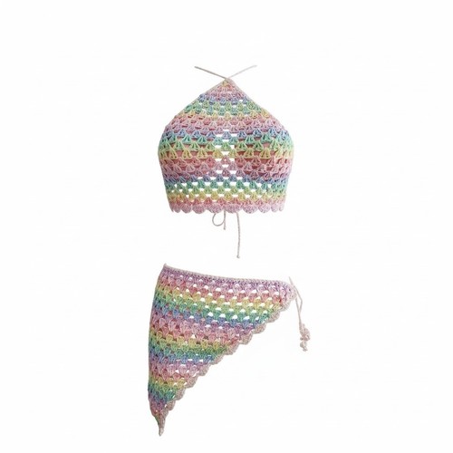 Multicoloured bikini set - multicoloured,