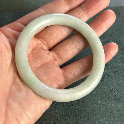 Pale green white jade nephrite - green,