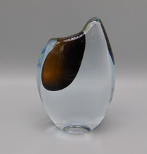 VINTAGE GUNNAR NYLUND SHARK TOOTH VASE - STROMBERGSHYTTAN SWEDEN