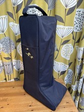 CELERIS  Luxury blue & gold Men’s Ladies Riding Boot Bag
