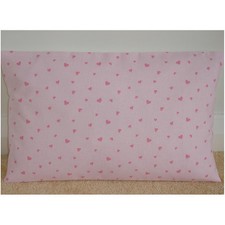 16"x12" Oblong Bolster Cushion Cover Laura Ashley Sweetheart Pink Hearts 12x16