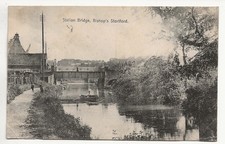 1908 Postcard Station Bridge Bishop’s Stortford Hertfordshire - A1043