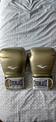 Boxing gloves gold coloured - -,