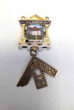 Antique Silver Masonic Southall Norwood Lodge Medal J44 P954