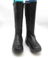 MBT TAMBO Size 4 Women's Black Leather Boots. Pre Loved