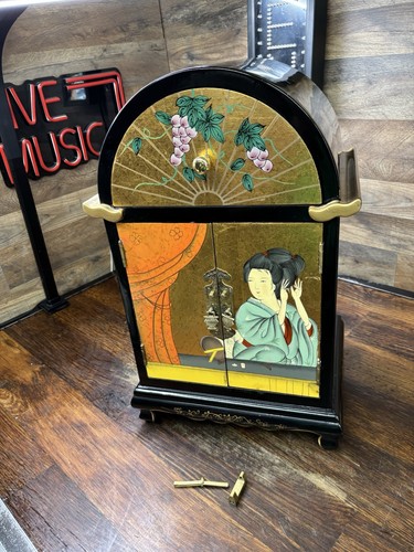 Vintage hand painted black - hand,