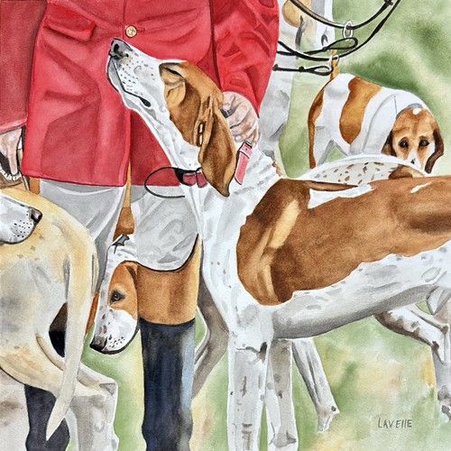 Huntsman and hound fox - and, hound,