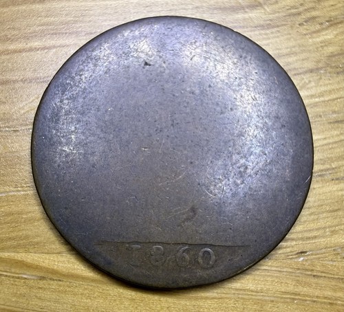 1860 victoria one penny - victoria, 1