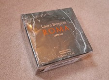LAURA BIAGIOTTI ROMA UOMO EAU DE TOILETTE 75ml MEN''S NATURAL SPRAY NEW & SEALED