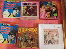 6 charlie chaplin films joblot 3 200ft super 8mm.
