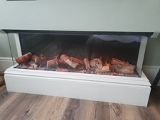 Electric Fire.glass 3 Sides,14