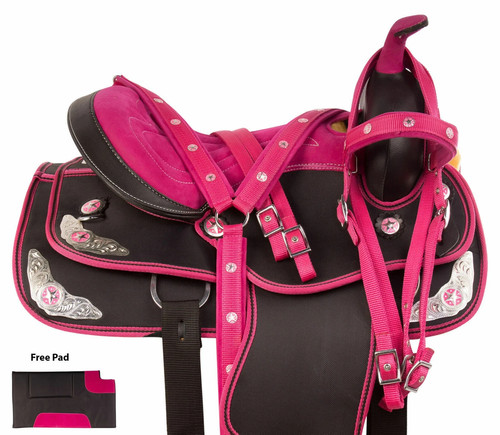 New pink synthetic - new, western