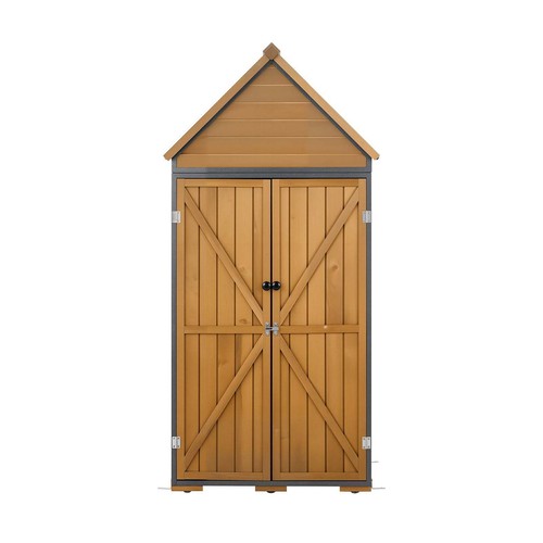 Solid fir wood garden - fir, shed